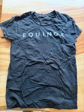 Equinox Women's Black Logo Tee